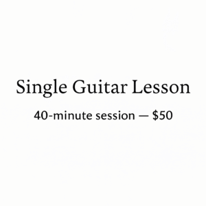 Single Lesson – 40 min